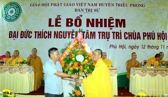 Quảng Trị: Bổ nhiệm ĐĐ Thích Nguyên Tâm trụ trì chùa Phú Hội 12 Quảng Trị: Bổ nhiệm ĐĐ Thích Nguyên Tâm trụ trì chùa Phú Hội image-1731938332517