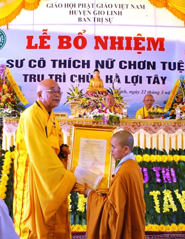 Quảng Trị: Chùa Hà Lợi Tây nay đã có Sư Cô trụ trì image-1731936973578