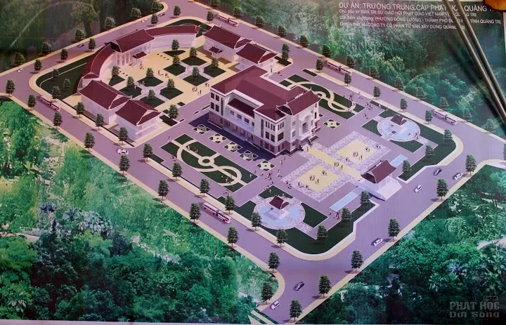 Quảng Trị: Đặt đá xây dựng trường Trung Câp Phật Học image-1731748371543