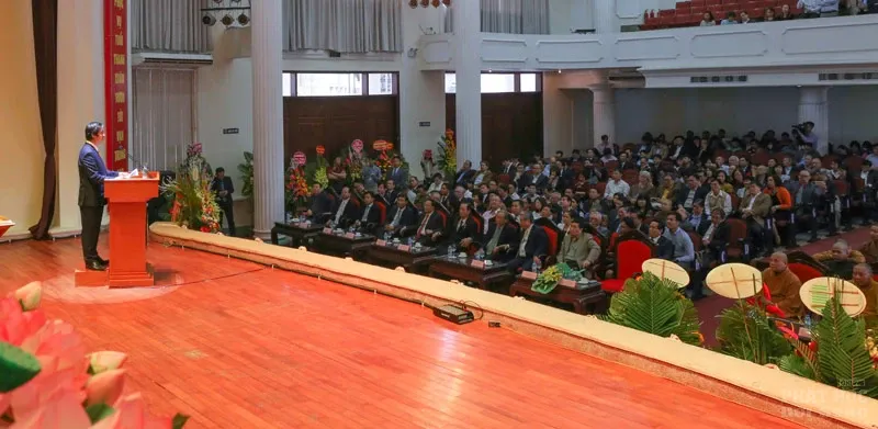 Ra mắt Viện Trần Nhân Tông - đào tạo Tiến sĩ Phật học image-1731930692515