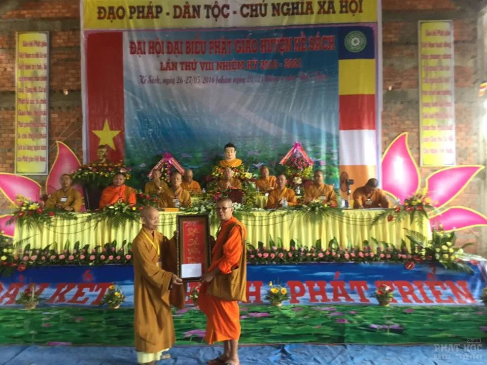 Sóc Trăng: Đại hội Đại biểu Phật giáo huyện Kế Sách 8 Sóc Trăng: Đại hội Đại biểu Phật giáo huyện Kế Sách image-1732287823756