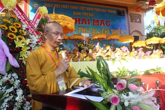 Sóc Trăng: Khai mạc Đại Giới đàn Phi Lai – Chí Thiền năm 2017 image-1731936099756