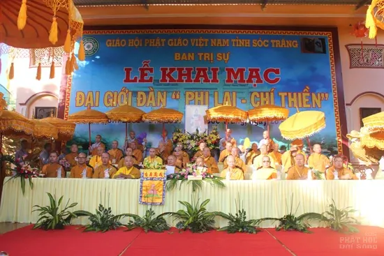 Sóc Trăng: Khai mạc Đại Giới đàn Phi Lai – Chí Thiền năm 2017 image-1731936103379