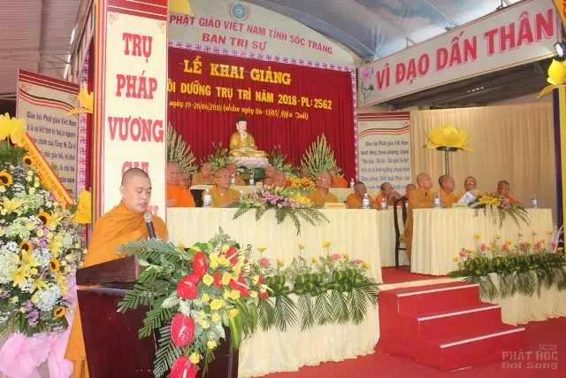 Sóc Trăng: Khai mạc khóa bồi dưỡng trụ trì năm 2018 16 Sóc Trăng: Khai mạc khóa bồi dưỡng trụ trì năm 2018 image-1731946543646