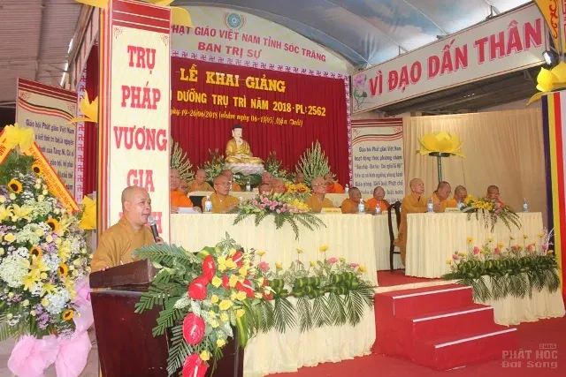 Sóc Trăng: Khai mạc khóa bồi dưỡng trụ trì năm 2018 17 Sóc Trăng: Khai mạc khóa bồi dưỡng trụ trì năm 2018 image-1731946544385