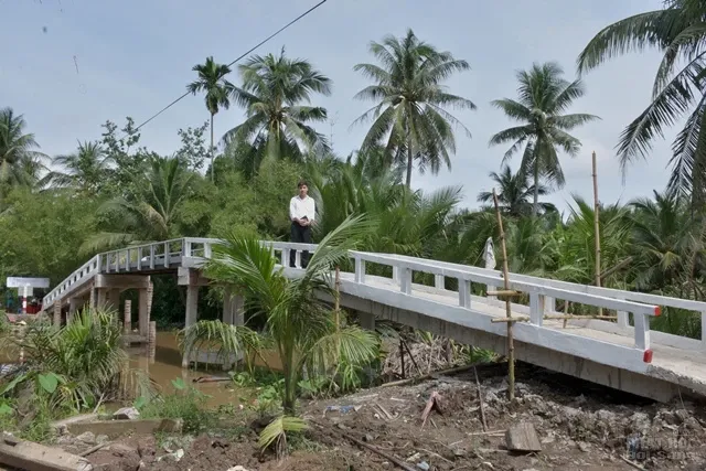 Sóc Trăng: Khánh thành cây cầu tại ấp Tài Công image-1731940466368