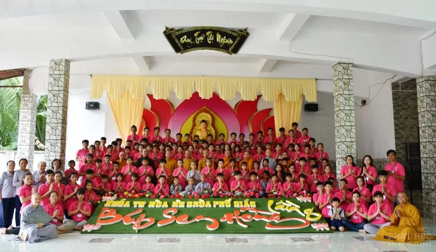 Sóc Trăng: Khóa tu mùa hè Búp Sen Hồng - lần 8 image-1731943399248