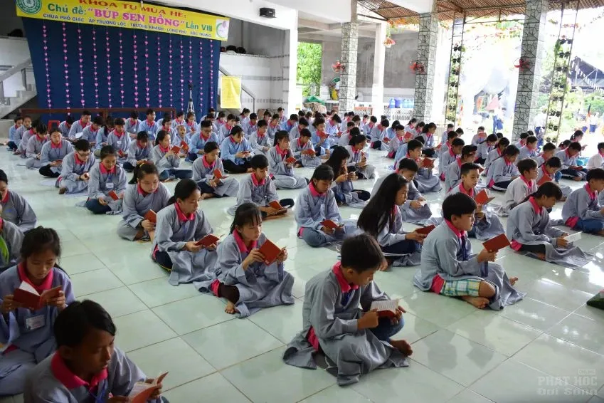 Sóc Trăng: Khóa tu mùa hè Búp Sen Hồng - lần 8 image-1731943410678