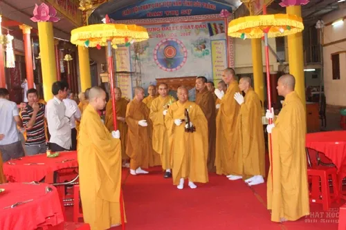 Sóc Trăng: Lễ nhập quan Hòa thượng Thích Thiện Sanh image-1731939579084