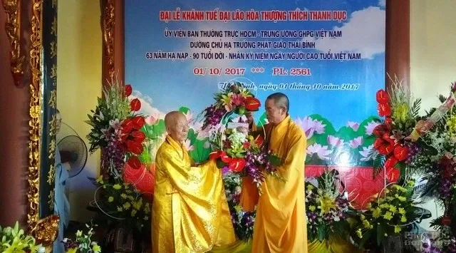 Thái Bình: Khánh tuế HT Thích Thanh Dục tròn 90 tuổi Thái Bình: Khánh tuế HT Thích Thanh Dục tròn 90 tuổi image-1731938470048