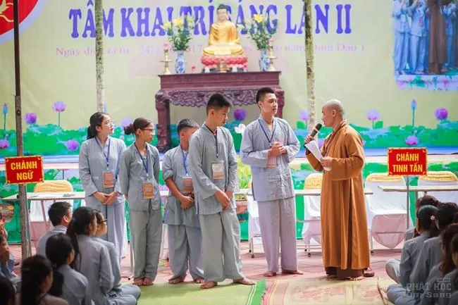 Thái nguyên: chùa Huống Thượng khai mạc khóa tu 'Tâm khai trí sang lần thứ 2' 10 Thái nguyên: chùa Huống Thượng khai mạc khóa tu 'Tâm khai trí sang lần thứ 2' image-1731935733723