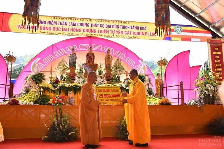 Thanh Hóa: Lễ đúc chuông và chung thất cố Đại Đức Tánh Khả image-1731943049499