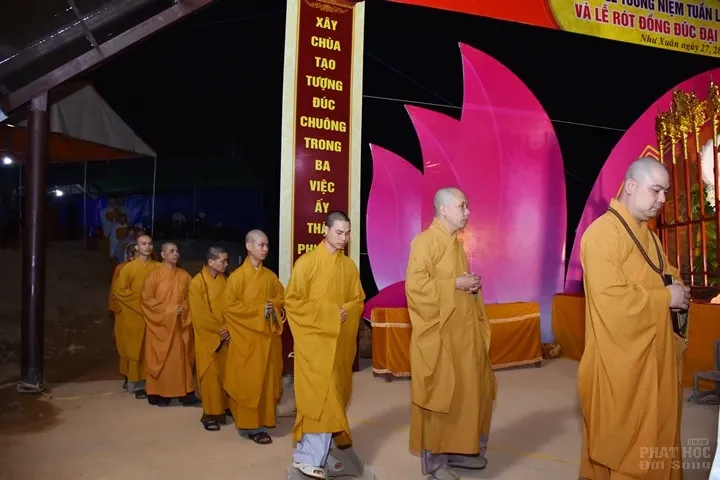 Thanh Hóa: Lễ đúc chuông và chung thất cố Đại Đức Tánh Khả image-1731943055781