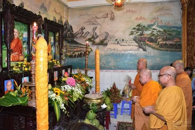 Tịnh xá Lộc Uyển tưởng niệm 19 cố HT Thích Giác Đức viên tịch image-1732289089217