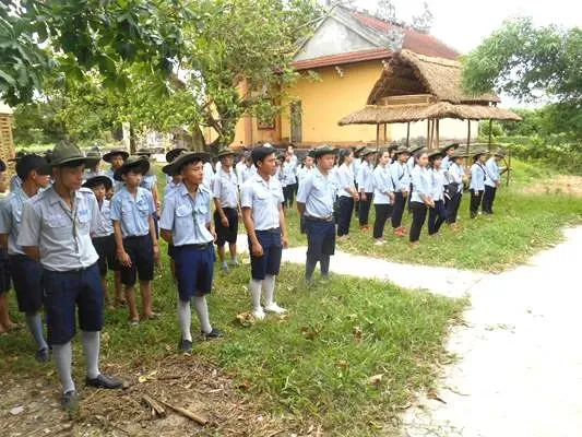 Trại tập huấn kỷ năng sinh hoạt ngành thanh, thiếu GĐPT Hải Lăng vùng 1 image-1732290180298