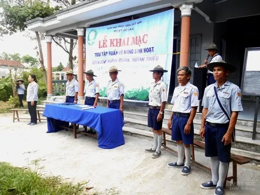 Trại tập huấn kỷ năng sinh hoạt ngành thanh, thiếu GĐPT Hải Lăng vùng 1 image-1732290182488