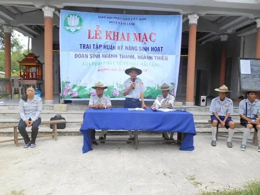 Trại tập huấn kỷ năng sinh hoạt ngành thanh, thiếu GĐPT Hải Lăng vùng 1 image-1732290183914