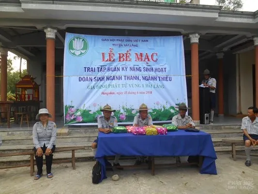 Trại tập huấn kỷ năng sinh hoạt ngành thanh, thiếu GĐPT Hải Lăng vùng 1 image-1732290200919