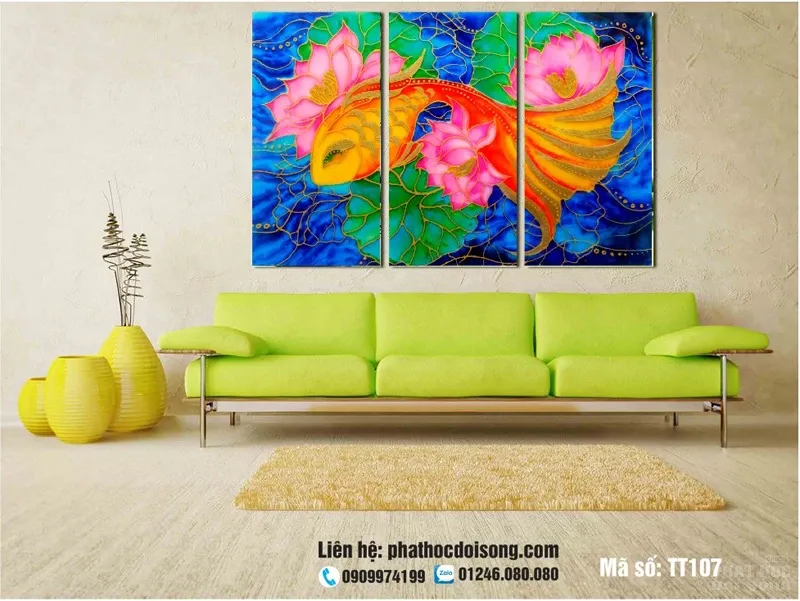 Tranh Phật poster treo tường phòng khách đẹp image-1731946212028