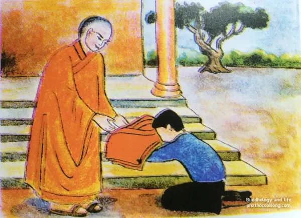 Tranh vẽ 'nhân quả ba đời' của Diệu Trí Tranh vẽ "nhân quả ba đời" của Diệu Trí image-1731746326652