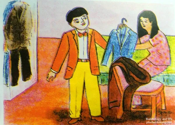 Tranh vẽ 'nhân quả ba đời' của Diệu Trí Tranh vẽ "nhân quả ba đời" của Diệu Trí image-1731746327465