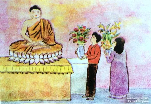 Tranh vẽ 'nhân quả ba đời' của Diệu Trí Tranh vẽ "nhân quả ba đời" của Diệu Trí image-1731746333683