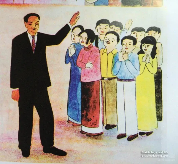 Tranh vẽ 'nhân quả ba đời' của Diệu Trí Tranh vẽ "nhân quả ba đời" của Diệu Trí image-1731746337011