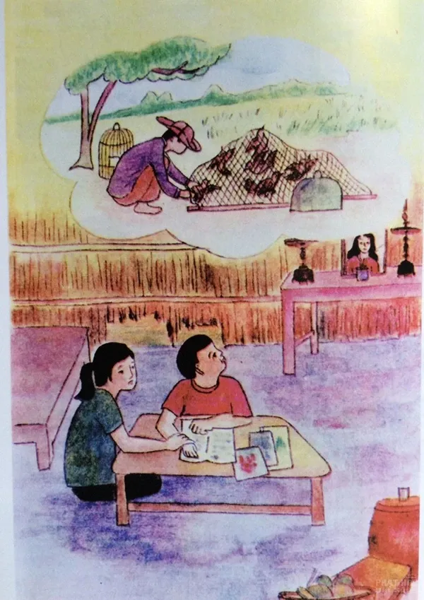 Tranh vẽ "nhân quả ba đời" của Diệu Trí (phần 1) image-1731746424948