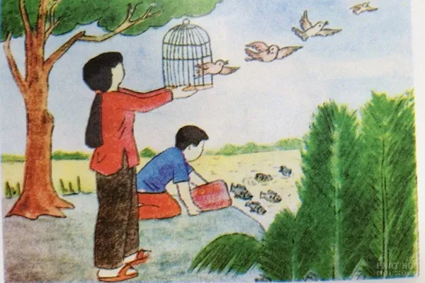 Tranh vẽ "nhân quả ba đời" của Diệu Trí (phần 1) image-1731746425597