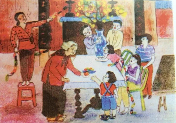 Tranh vẽ "nhân quả ba đời" của Diệu Trí (phần 1) image-1731746426158