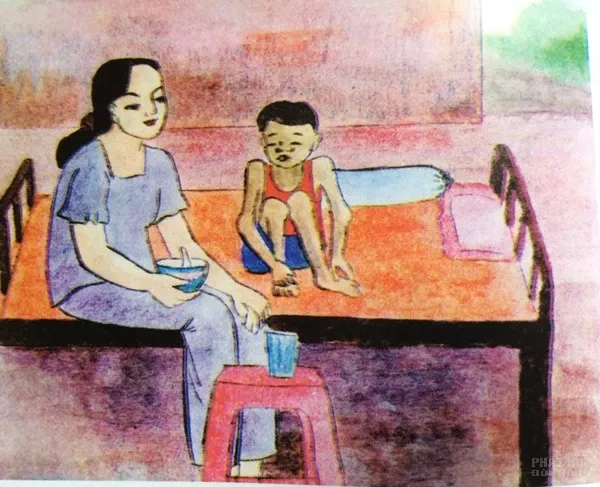 Tranh vẽ "nhân quả ba đời" của Diệu Trí (phần 1) image-1731746427275