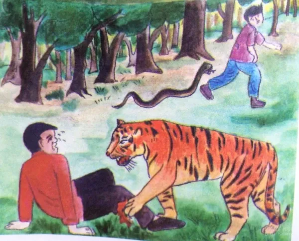 Tranh vẽ "nhân quả ba đời" của Diệu Trí (phần 1) image-1731746428412