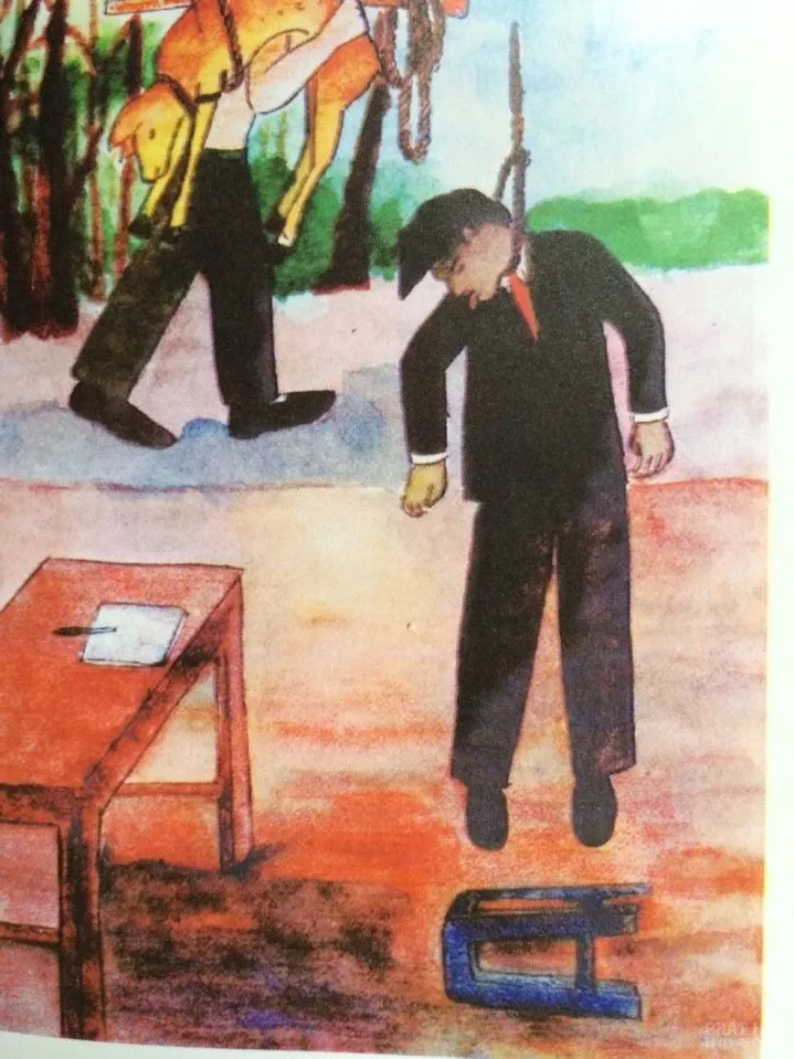 Tranh vẽ "nhân quả ba đời" của Diệu Trí (phần 1) image-1731746431350