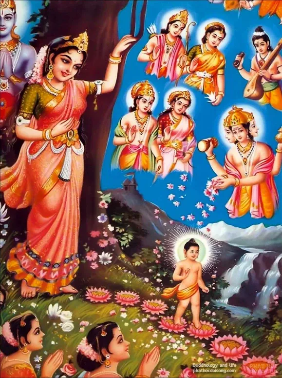 Tranh vẽ vườn Lâm Tỳ Ni các nước trên thế giới image-1731745722295