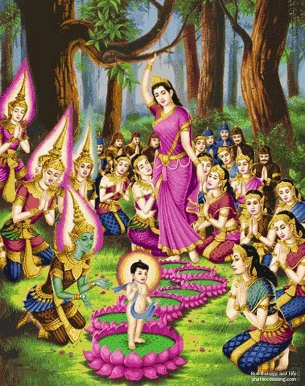 Tranh vẽ vườn Lâm Tỳ Ni các nước trên thế giới image-1731745723131