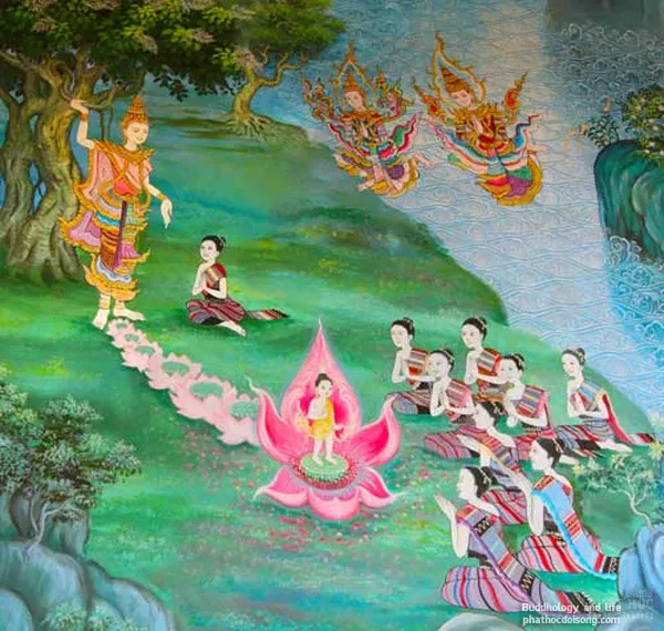 Tranh vẽ vườn Lâm Tỳ Ni các nước trên thế giới image-1731745725440