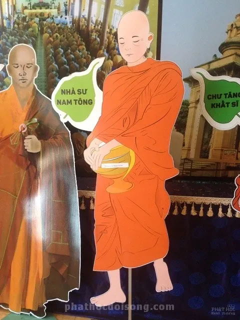 Nhà sư Nam Tông Triển lãm y phục tu sĩ Phật giáo Nam Tông image-1731931758227