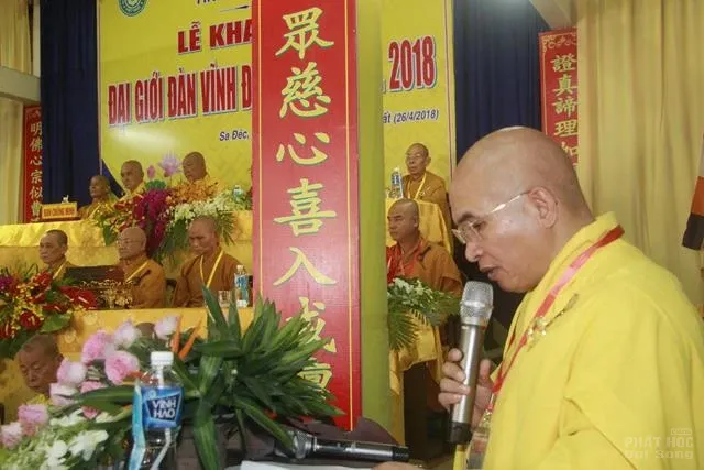 Trọng đại lễ Khai mạc Đại giới đàn Vĩnh Đạt 2018 19 Trọng đại lễ Khai mạc Đại giới đàn Vĩnh Đạt 2018 image-1731945475031