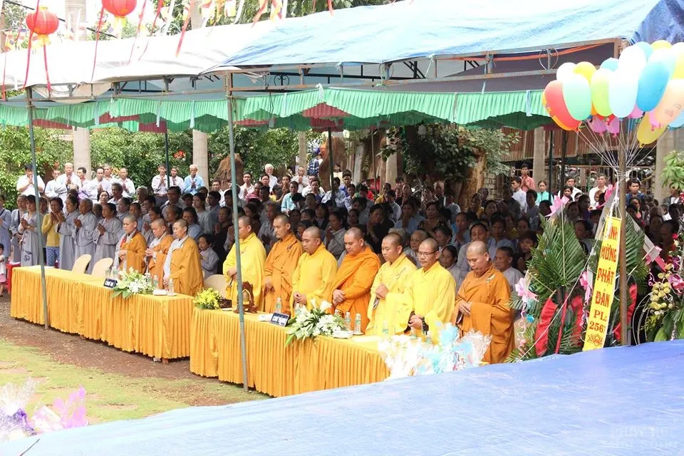 Trọng thể Đại Lễ Phật đản Phật giáo huyện Bù Gia Mập tại chùa Đức Hạnh image-1731935690435