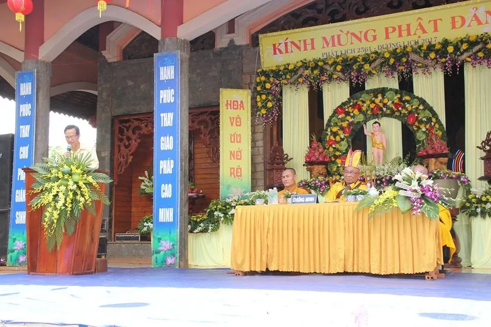 Trọng thể Đại Lễ Phật đản Phật giáo huyện Bù Gia Mập tại chùa Đức Hạnh image-1731935694216