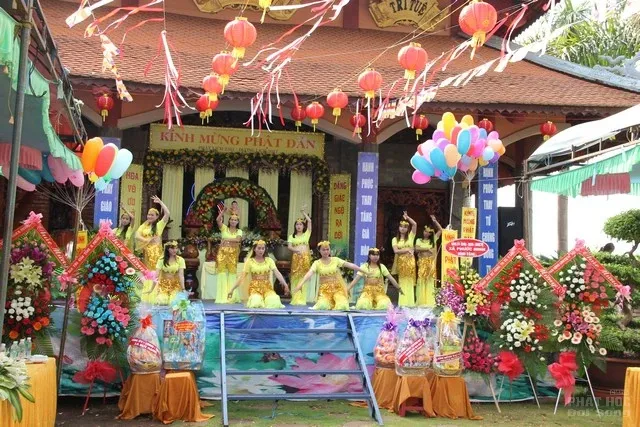 Trọng thể Đại Lễ Phật đản Phật giáo huyện Bù Gia Mập tại chùa Đức Hạnh image-1731935698848