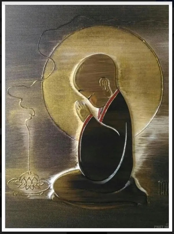 Trước giao thừa hòa mình trong triển lãm văn hóa nghệ thuật Phật giáo và Dân tộc image-1731931822962