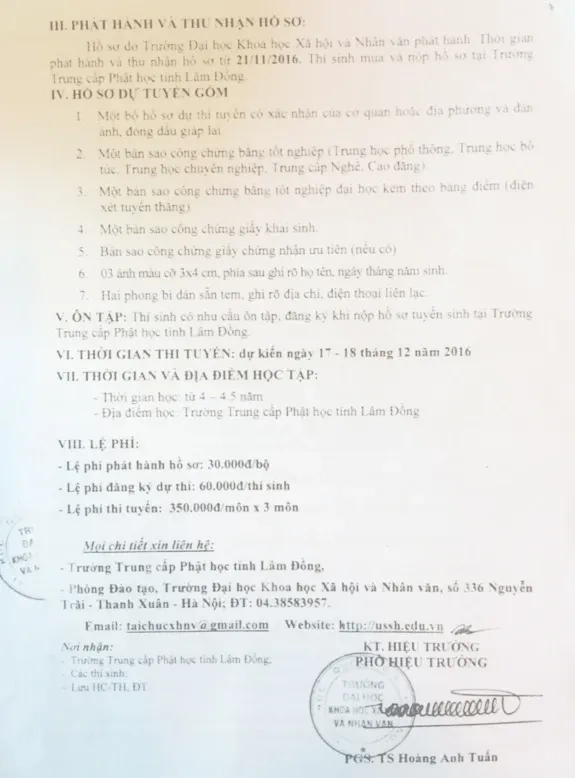 Thông Báo tuyển sinh Đại học ngành Tôn giáo học trường trung cấp Phật học Lâm Đồng Trường TCPH Lâm Đồng tuyển sinh Đại học ngành tôn giáo học image-1731932242853
