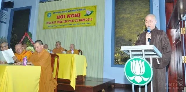Vũng Tàu: Hội nghị Tổng kết công tác Phật sự năm 2016 image-1731932553122