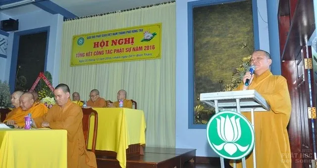 Vũng Tàu: Hội nghị Tổng kết công tác Phật sự năm 2016 image-1731932557332