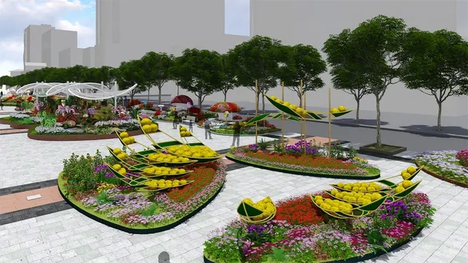 Xem mô hình đường hoa Nguyễn Huệ 2018 image-1731939735255