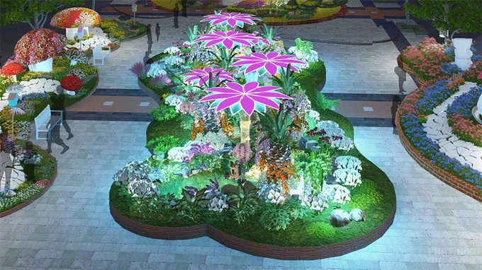 Xem mô hình đường hoa Nguyễn Huệ 2018 image-1731939735957