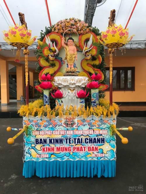 thiet ke thi cong kieu ruoc phat xe hoa phat dan vesak 2025 phathocdoisong 9