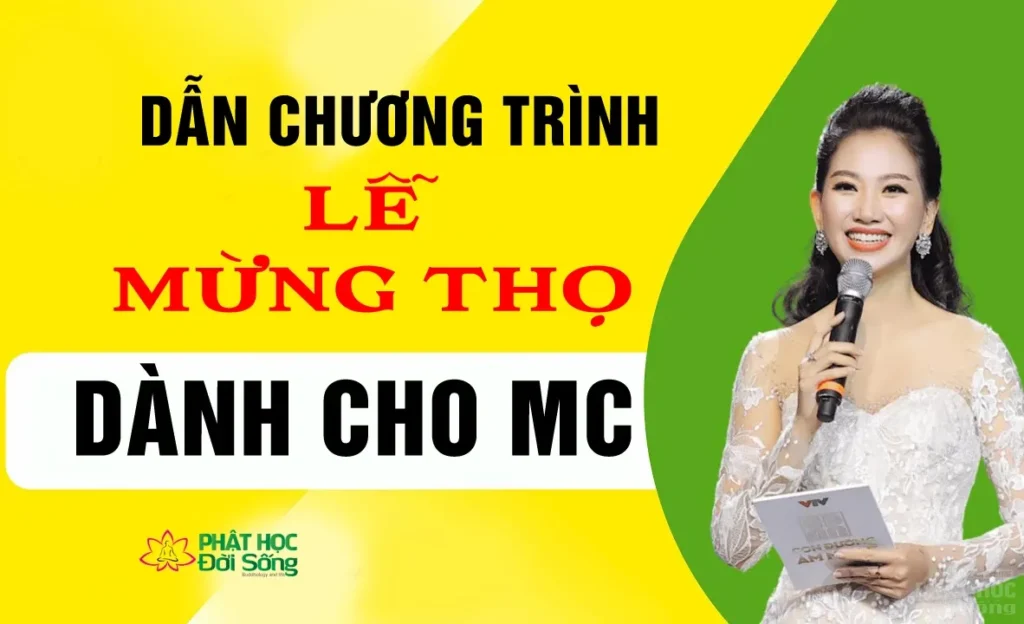 Bài dẫn chương trình Lễ Mừng Thọ dành cho MC 1 MC Bài dẫn chương trình Lễ Mừng Thọ cầm mic đúng cách sẽ đẹp