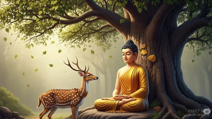 Tu giả và thật tu 1 Tu hành không phải là cao chạy xa bay, mà là ngồi nhìn lại tâm mình. Ảnh: Đức Phật bên cội Bồ đề